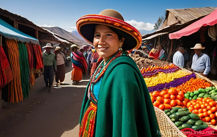 페루 전통 의상 - 프롬프트 1: 쿠스코 시장의 활기찬 여성** 페루 전통 의상 - 프롬프트 1: 쿠스코 시장의 활기찬 여성**
