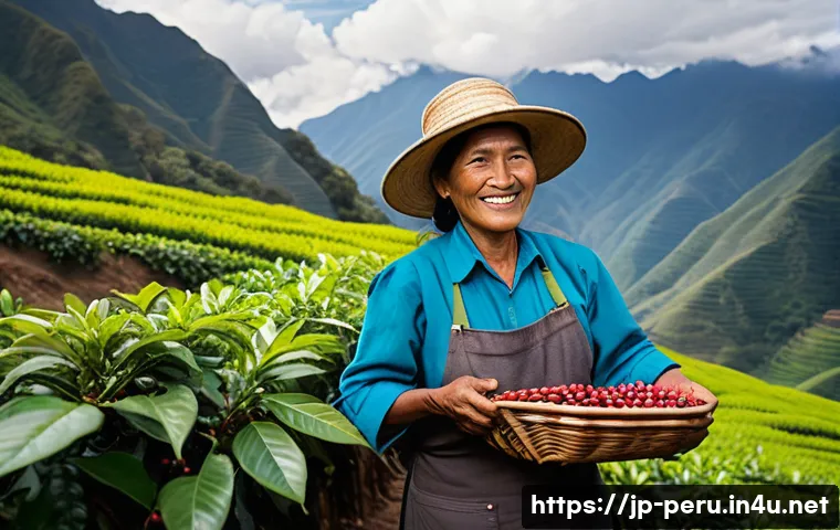 페루 커피 브랜드 추천 - **Prompt 1: A Peruvian Coffee Farmer in the Andes**
    "A heartwarming, realistic scene capturing a...